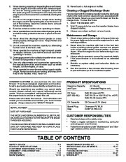 Poulan Pro Owners Manual, 2007 page 3