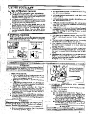 Poulan Pro Owners Manual, 1992 page 11
