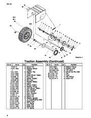 Toro 38051 522 Snowthrower Parts Catalog, 2000 page 6