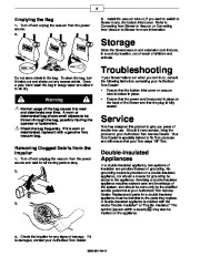 Toro 51587 Super Blower Vac Owners Manual, 2000, 2001 page 6