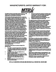 MTD 3BA Snow Blower Owners Manual page 20