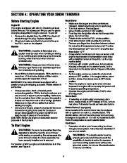 MTD 3BA Snow Blower Owners Manual page 8