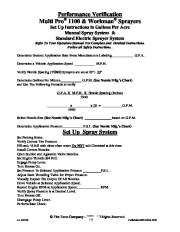 Toro Commercial Products Sprayer Calibration Guide 98006SL Sprayer Calibration Guide page 27