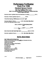 Toro Commercial Products Sprayer Calibration Guide 98006SL Sprayer Calibration Guide page 35