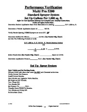 Toro Commercial Products Sprayer Calibration Guide 98006SL Sprayer Calibration Guide page 37