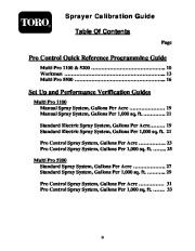 Toro Commercial Products Sprayer Calibration Guide 98006SL Sprayer Calibration Guide page 4