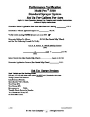 Toro Commercial Products Sprayer Calibration Guide 98006SL Sprayer Calibration Guide page 43