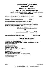 Toro Commercial Products Sprayer Calibration Guide 98006SL Sprayer Calibration Guide page 47