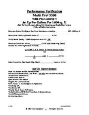 Toro Commercial Products Sprayer Calibration Guide 98006SL Sprayer Calibration Guide page 49