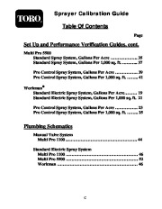 Toro Commercial Products Sprayer Calibration Guide 98006SL Sprayer Calibration Guide page 5