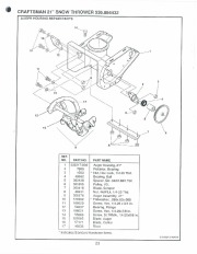 Craftsman 536.884432 Craftsman 21-Inch Auger Propelled Snow Thrower Owners Manual page 23