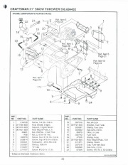 Craftsman 536.884432 Craftsman 21-Inch Auger Propelled Snow Thrower Owners Manual page 25