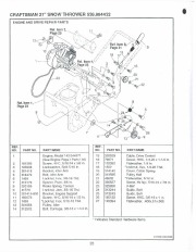 Craftsman 536.884432 Craftsman 21-Inch Auger Propelled Snow Thrower Owners Manual page 26