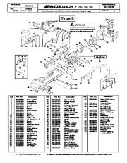 McCulloch Owners Manual page 3