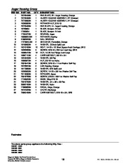 Simplicity 5 8 HP 1694587 1694595 1694588 1694596 Intermediate Snow Blower Parts Manual page 19