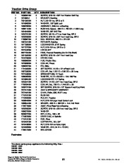 Simplicity 5 8 HP 1694587 1694595 1694588 1694596 Intermediate Snow Blower Parts Manual page 21