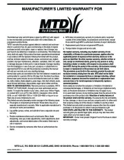 MTD Troy-Bilt 450 Series Rear Tine Tiller Lawn Mower Owners Manual page 24