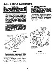 Simplicity 3190M 3190E 1694382 1694383 Signle Stage Snow Blower Owners Manual page 11