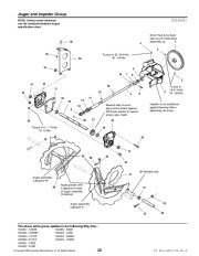 Simplicity Large Frame 9.5 10.5 11.5 13 HP 1694867 4914 4847 4848 4849 4850 4851 4852 4872 4915 Snow Blower Owners Manual page 20