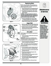 MTD 3AA 3CA Snow Blower Owners Manual page 13