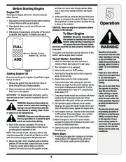 MTD 3AA 3CA Snow Blower Owners Manual page 9