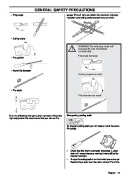 Husqvarna 327P4 327P5 X-Series Chainsaw Owners Manual, 2008,2009 page 11