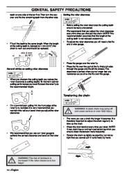 Husqvarna 327P4 327P5 X-Series Chainsaw Owners Manual, 2008,2009 page 12