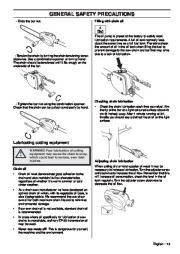 Husqvarna 327P4 327P5 X-Series Chainsaw Owners Manual, 2008,2009 page 13