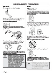 Husqvarna 327P4 327P5 X-Series Chainsaw Owners Manual, 2008,2009 page 8