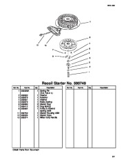 Toro Owners Manual, 2001 page 27