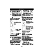 Ariens Sno Thro 938017 938018 SS522EC SS722EC Snow Blower Owners Manual page 11