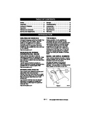 Ariens Sno Thro 938017 938018 SS522EC SS722EC Snow Blower Owners Manual page 2