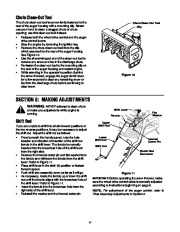 MTD Cub Cadet 928 SWE 933 SWE 945 SWE Snow Blower Owners Manual page 11