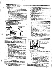 Poulan Owners Manual, 1992 page 11