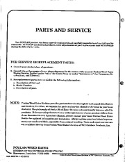 Poulan Owners Manual, 1992 page 24