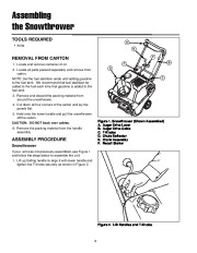 Simplicity 522E 1695468 1695514 Single Stage Snow Blower Owners Manual page 12