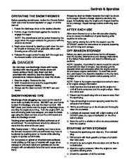 Simplicity 522E 1695468 1695514 Single Stage Snow Blower Owners Manual page 19