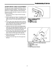 Simplicity 522E 1695468 1695514 Single Stage Snow Blower Owners Manual page 25