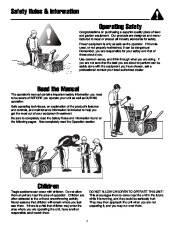 Simplicity 522E 1695468 1695514 Single Stage Snow Blower Owners Manual page 6