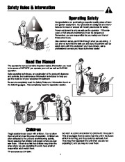 Simplicity 8526 9528 10530 11532 Snow Blower Owners Manual page 5