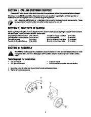 MTD Troy-Bilt OEM 190 183 DeckWheel Kit 38 42 Inch Lawn Mower Tractor Owners Manual page 2