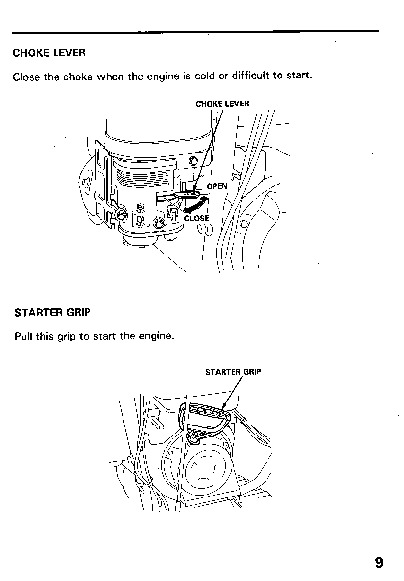 Honda HS80 Snow Blower Owners Manual