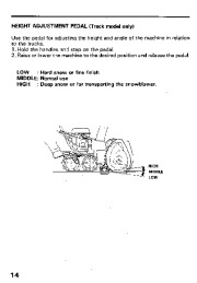Honda HS80 Snow Blower Owners Manual page 15