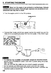 Honda HS80 Snow Blower Owners Manual page 19