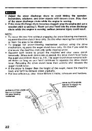 Honda HS80 Snow Blower Owners Manual page 23