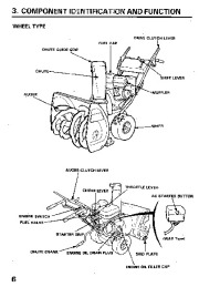 Honda HS80 Snow Blower Owners Manual page 7