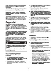 Toro 62925 5.5 hp Lawn Vacuum Manual del Propietario, 2001 page 3