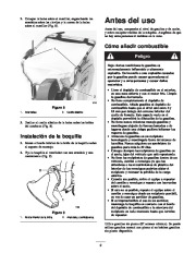 Toro 62925 5.5 hp Lawn Vacuum Manual del Propietario, 2001 page 9