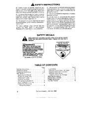 Toro 16775, 16575 Toro Walk Behind Mowers Owners Manual, 1990 page 2