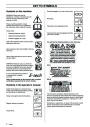 Husqvarna 345e 346XP 353 TrioBrake Chainsaw Owners Manual, 2006,2007,2008,2009,2010,2011 page 2